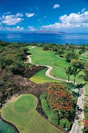 Hawaii Maui Wailea golf Emerald course